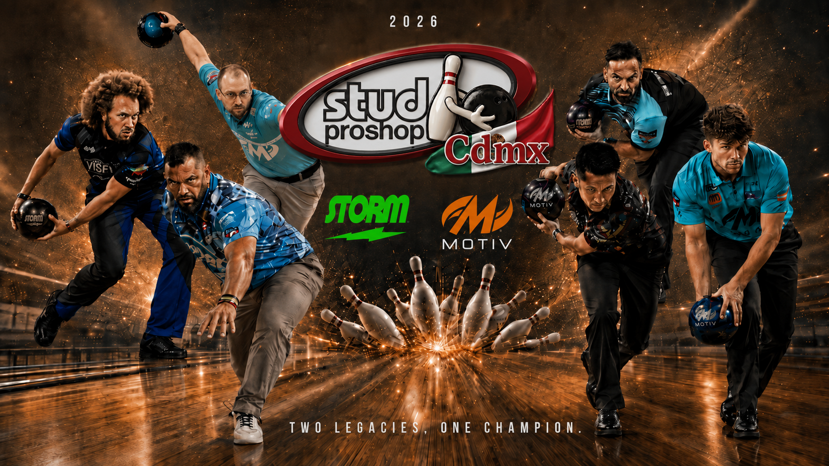 StudProShop CDMX 2026 — Two Legacies. One Champion.